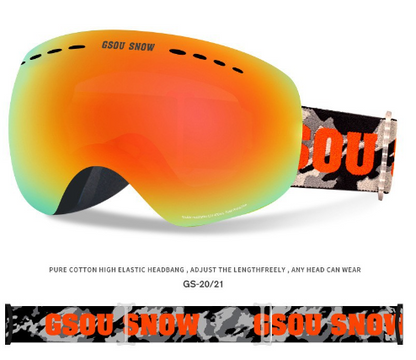 Anti-Fog Ski Goggles